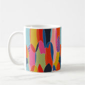 Farbige Surfbretter Kaffeetasse (Links)