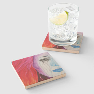 Farbige Surreal Regenbogen Frauen Originelle Kunst Steinuntersetzer