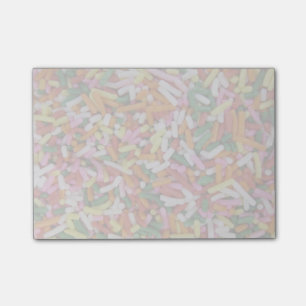 farbige Süßigkeit sprinkes Post-it Klebezettel