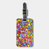 Farbige Süßigkeiten Gepäckanhänger (Vorderseite vertikal)