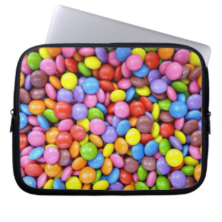 Farbige Süßigkeiten Laptopschutzhülle