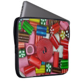Farbige Süßigkeiten Laptopschutzhülle (Vorne Rechts)