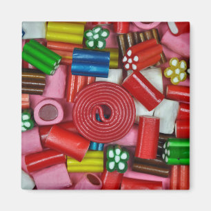 Farbige Süßigkeiten Magnet