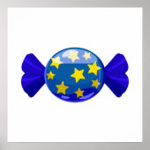 Farbige Süßigkeiten Poster (Vorne)