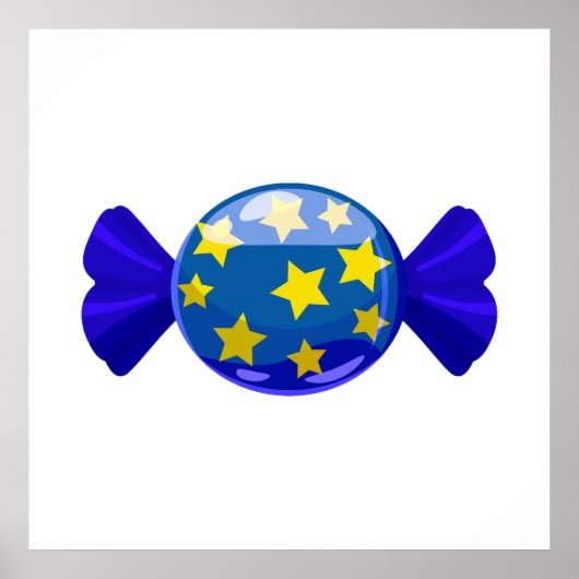 Farbige Süßigkeiten Poster (Vorne)