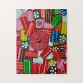 Farbige Süßigkeiten Puzzle (Vertikal)