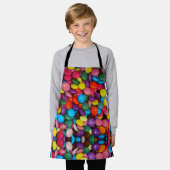 Farbige Süßigkeiten Schürze (Getragen)