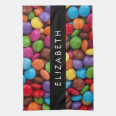 Farbige Süßigkeiten, Süßigkeiten, Süßigkeiten, Ihr Geschirrtuch (Vertikal)