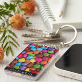 Farbige Süßigkeiten, Süßigkeiten, Süßigkeiten, Ihr Schlüsselanhänger (Vorderseite rechts)