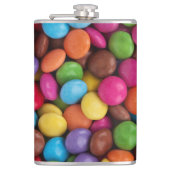 Farbige Süßigkeiten, Süßigkeiten, Süßigkeiten, Leb Flachmann (Vorderseite)