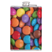 Farbige Süßigkeiten, Süßigkeiten, Süßigkeiten, Leb Flachmann (Rückseite)