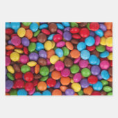 Farbige Süßigkeiten, Süßigkeiten, Süßigkeiten, Leb Geschenkpapier Set (Vorderseite)