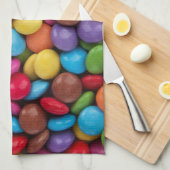 Farbige Süßigkeiten, Süßigkeiten, Süßigkeiten, Leb Geschirrtuch (Viertel Falte)