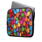 Farbige Süßigkeiten, Süßigkeiten, Süßigkeiten, Leb Laptopschutzhülle (Vorderseite Links)