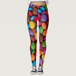 Farbige Süßigkeiten, Süßigkeiten, Süßigkeiten, Leb Leggings