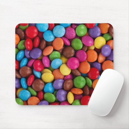 Farbige Süßigkeiten, Süßigkeiten, Süßigkeiten, Leb Mousepad (Mit Mouse)