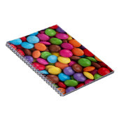 Farbige Süßigkeiten, Süßigkeiten, Süßigkeiten, Leb Notizblock (Rechte Seite)