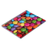 Farbige Süßigkeiten, Süßigkeiten, Süßigkeiten, Leb Notizblock (Linke Seite)