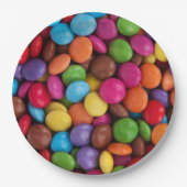 Farbige Süßigkeiten, Süßigkeiten, Süßigkeiten, Leb Pappteller (Vorderseite)