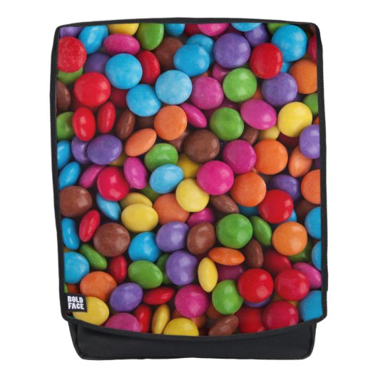 Farbige Süßigkeiten, Süßigkeiten, Süßigkeiten, Leb Rucksack (Vorderseite)