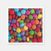 Farbige Süßigkeiten, Süßigkeiten, Süßigkeiten, Leb Serviette (Vorderseite)
