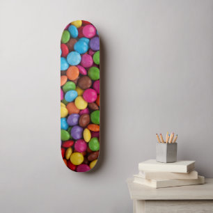 Farbige Süßigkeiten, Süßigkeiten, Süßigkeiten, Leb Skateboard