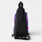 Farbige Symmetrie Crossbody Bag (Rückseite)
