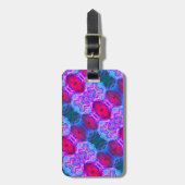 Farbige Symmetrie Gepäckanhänger (Vorderseite vertikal)