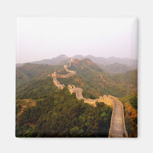 Farbige Szene an der großen Mauer Chinas in Magnet