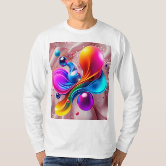 Farbige T-Shirt (Vorderseite)