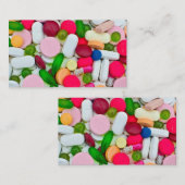 Farbige Tabletten Visitenkarte (Vorne/Hinten)