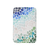 Farbige Tafel aus Meerglas Badematte (Vorderseite Vertikal)