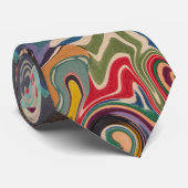 Farbige Taillenlinien Krawatte (Gerollt)