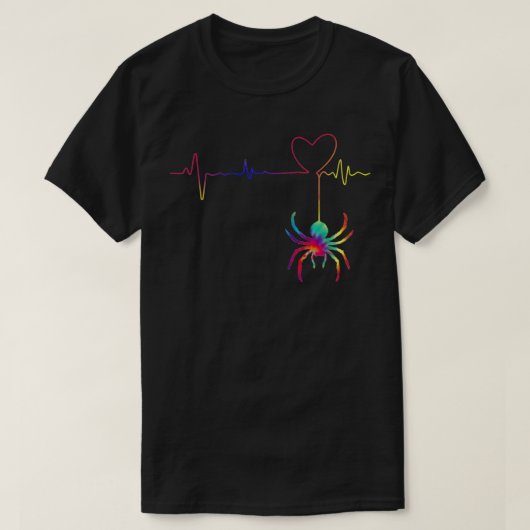 Farbige Tarantula Arthropod Arachnid Spi Liebe T-Shirt (Design vorne)