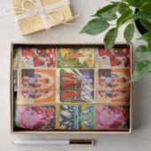 Farbige Tarot-Kartendarstellung Seidenpapier (Geschenk)