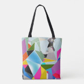 Farbige Tasche für Frauen, Tasche aus Multicolor (Rückseite)