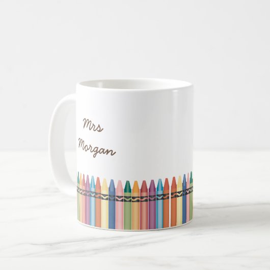 farbige Taschendiebstähle-Monografie-Lehrer Kaffeetasse (Vorderseite Links)