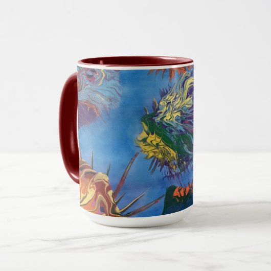 Farbige Tasse (Vorderseite Links)