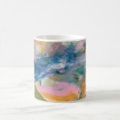 Farbige Tasse Ästhetische Blaue Wave Tee Kaffee Cu (Mittel)