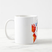 Farbige Tasse mit Giraffe (Links)