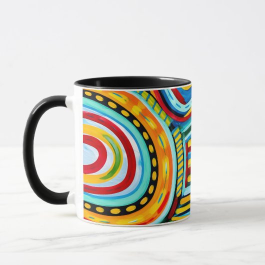Farbige Tassendesign Tasse (Links)