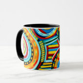 Farbige Tassendesign Tasse (Vorderseite Links)