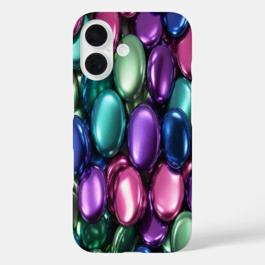 Farbige Tasten 1 - iPhone 16 Hüllen (Rückseite)