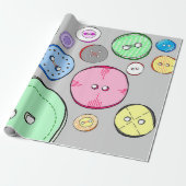 Farbige Tasten Geschenkpapier (Ungerollt)