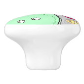 Farbige Tasten Keramikknauf (Seitenansicht)