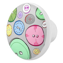 Farbige Tasten Keramikknauf