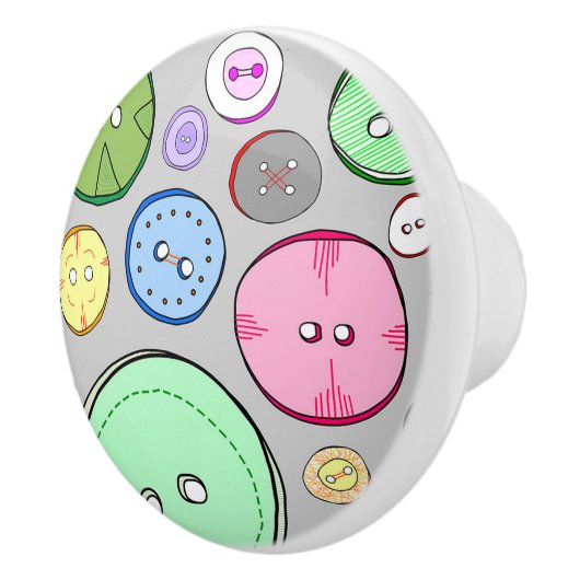 Farbige Tasten Keramikknauf (Rechts)