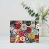 Farbige Tasten Postkarte (Stehend Vorderseite)