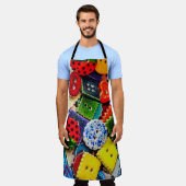 Farbige Tasten Schürze (Getragen)