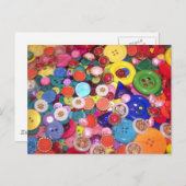 Farbige Tastenkombination Postkarte (Vorne/Hinten)